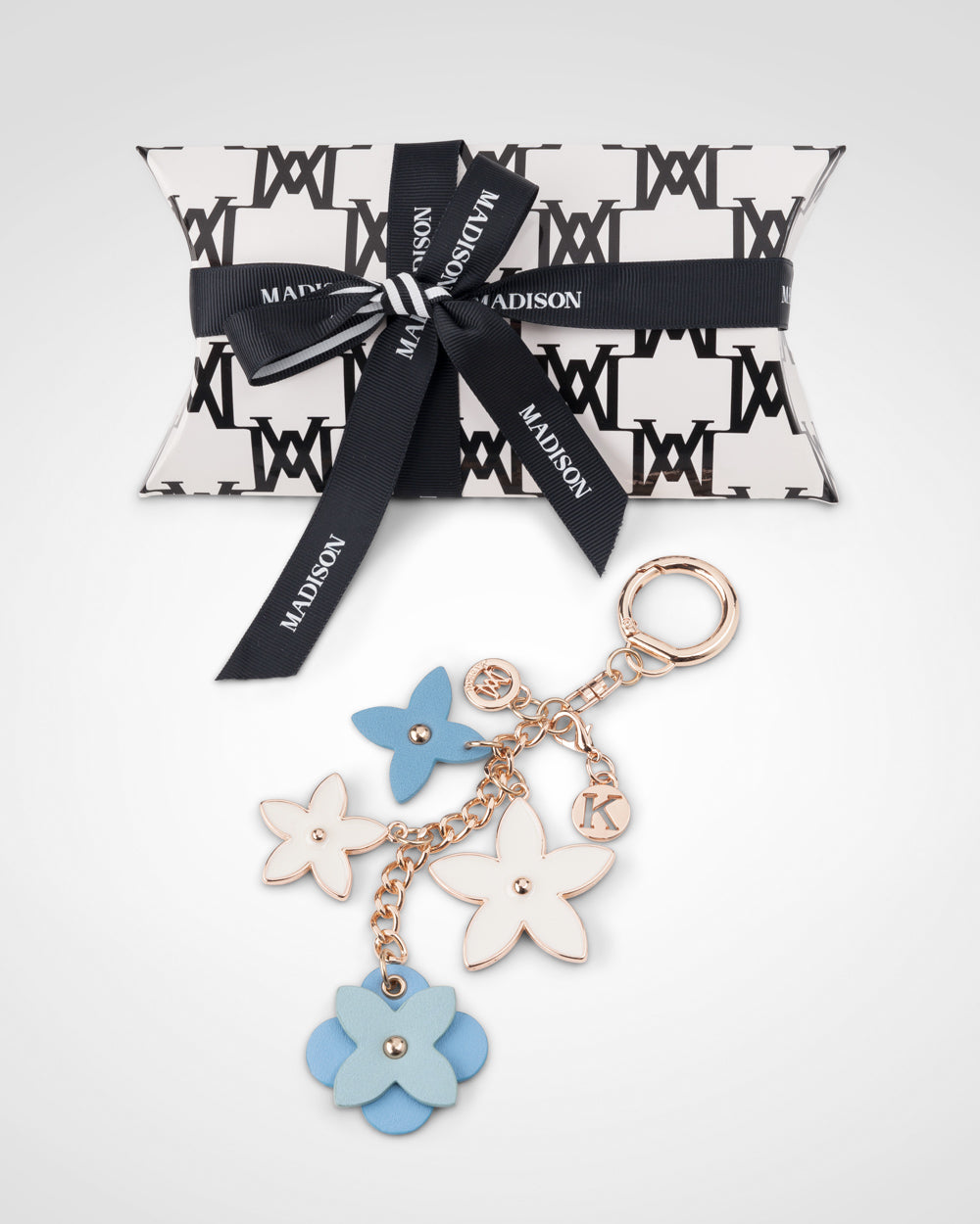 Rose Flower Personalised Keychain Giftbox-PEROZ Accessories