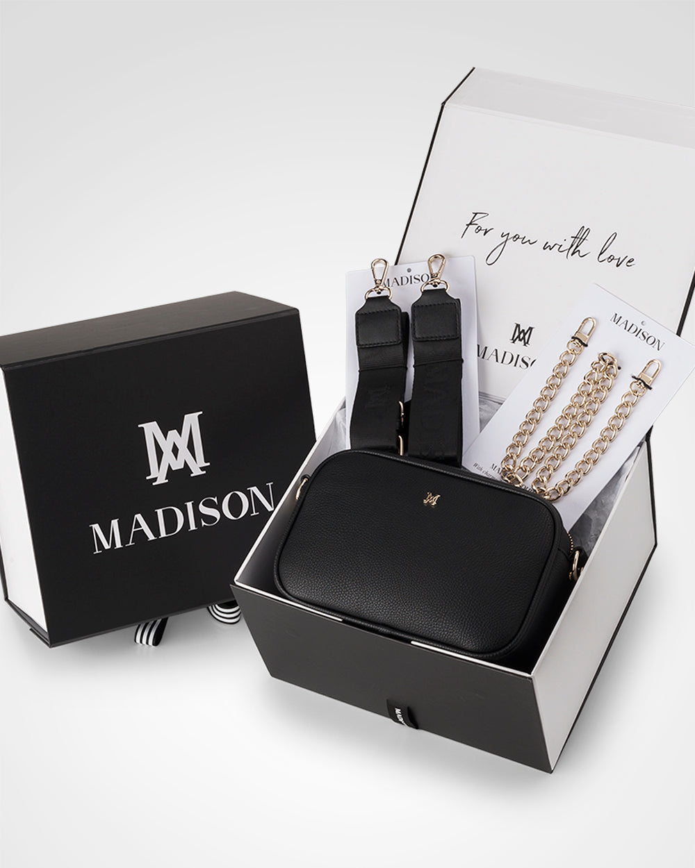 Monica Chain "Wear It 3 Ways" Handbag & Bag Straps Giftbox-Camera Bags-PEROZ Accessories