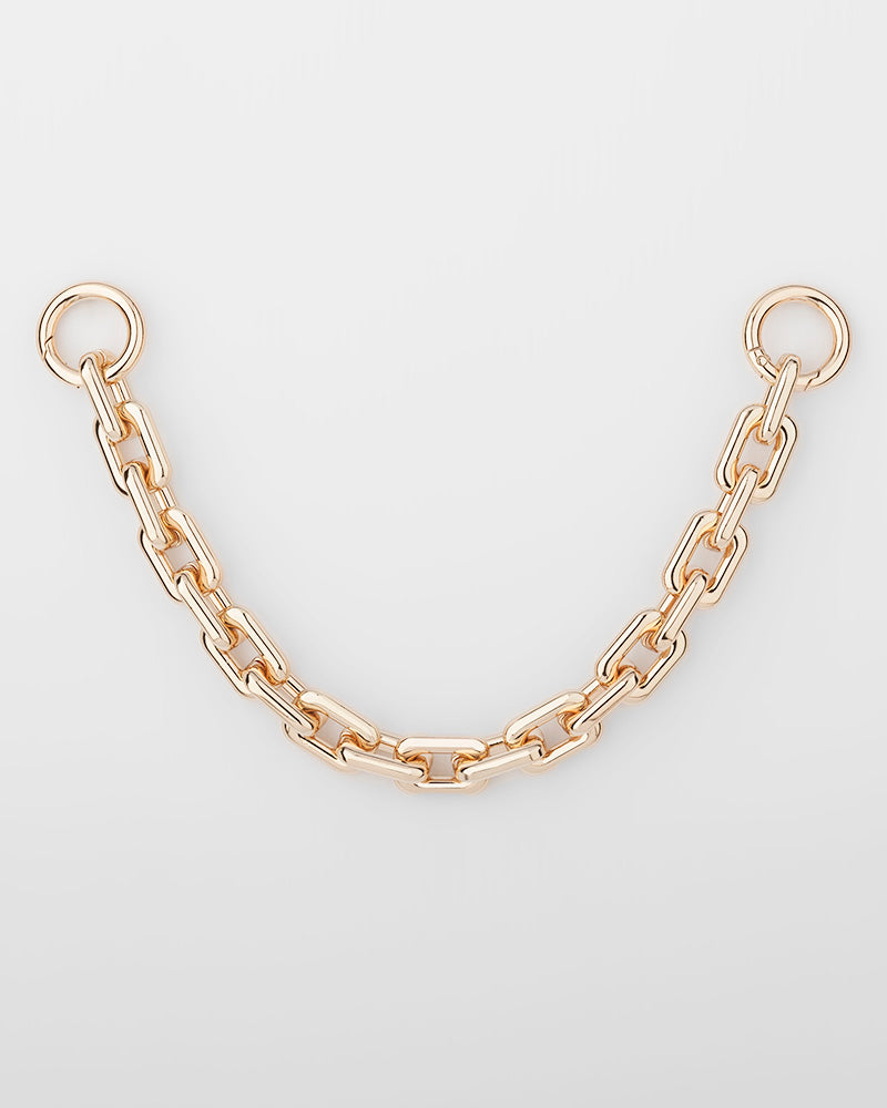 Grace Medium Dome Satchel Bag + Large Link Chain-PEROZ Accessories