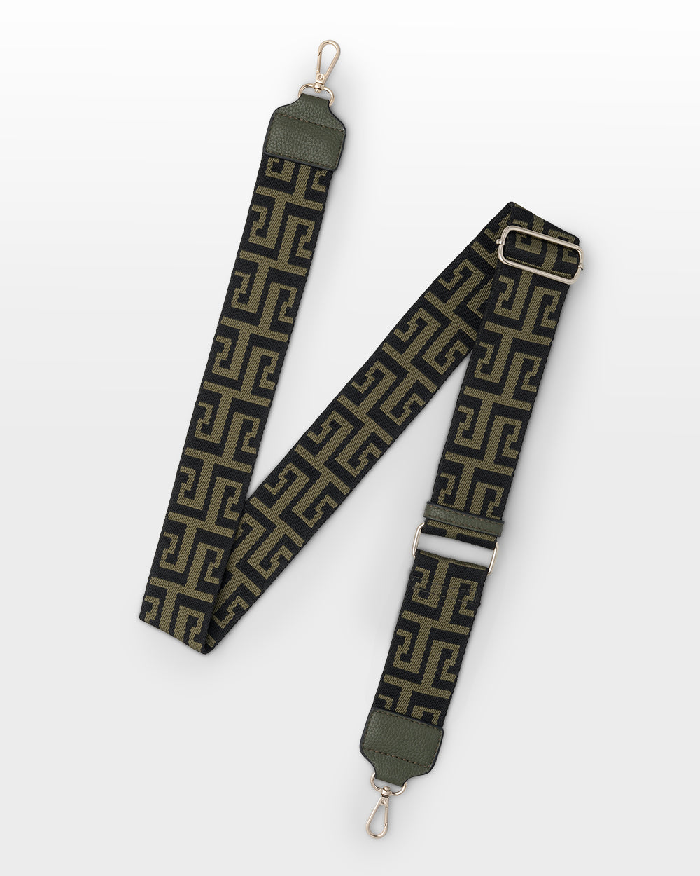 Simone Crescent Zip Top Small Crossbody Bag + Graphic Bag Strap-Handbags-PEROZ Accessories