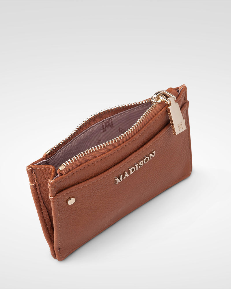 Vanessa Small Zip Purse Card-Holder-PEROZ Accessories