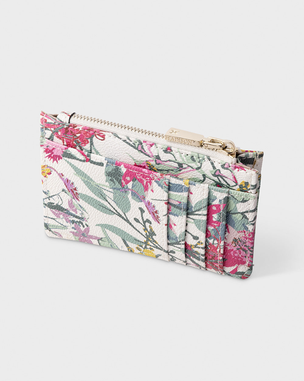 Vanessa Small Zip Purse Card-Holder-Wallets-PEROZ Accessories