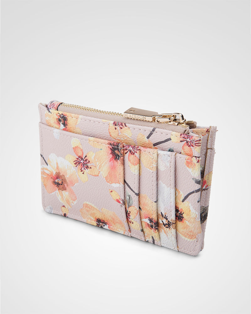 Vanessa Small Zip Purse Card-Holder-PEROZ Accessories