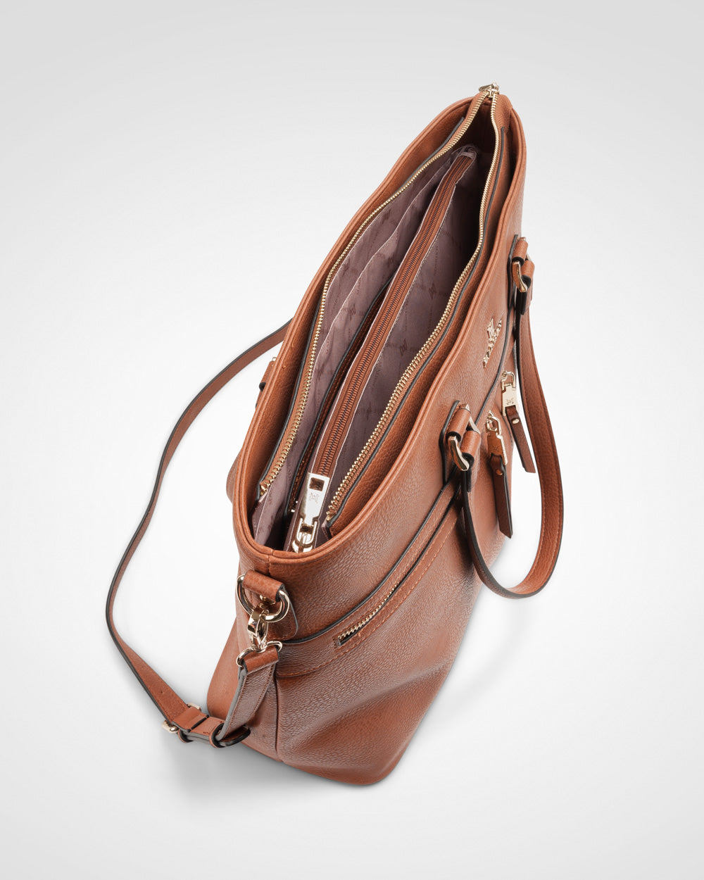 Trish Laptop Tote Work Bag With Crossbody Strap-Laptop Bags-PEROZ Accessories