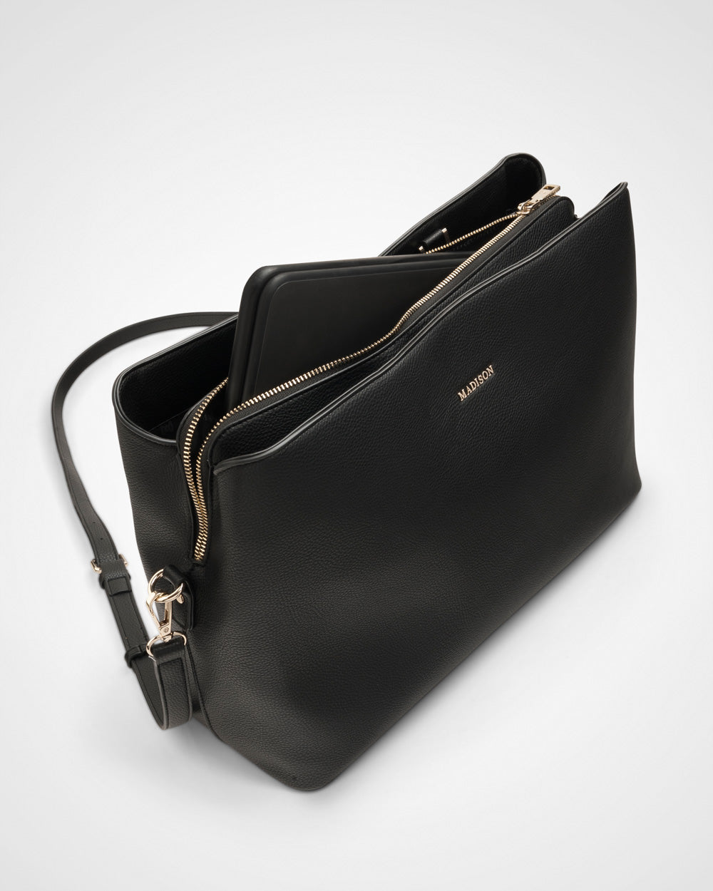 Kate Laptop Tote Work Bag With Crossbody Strap-PEROZ Accessories