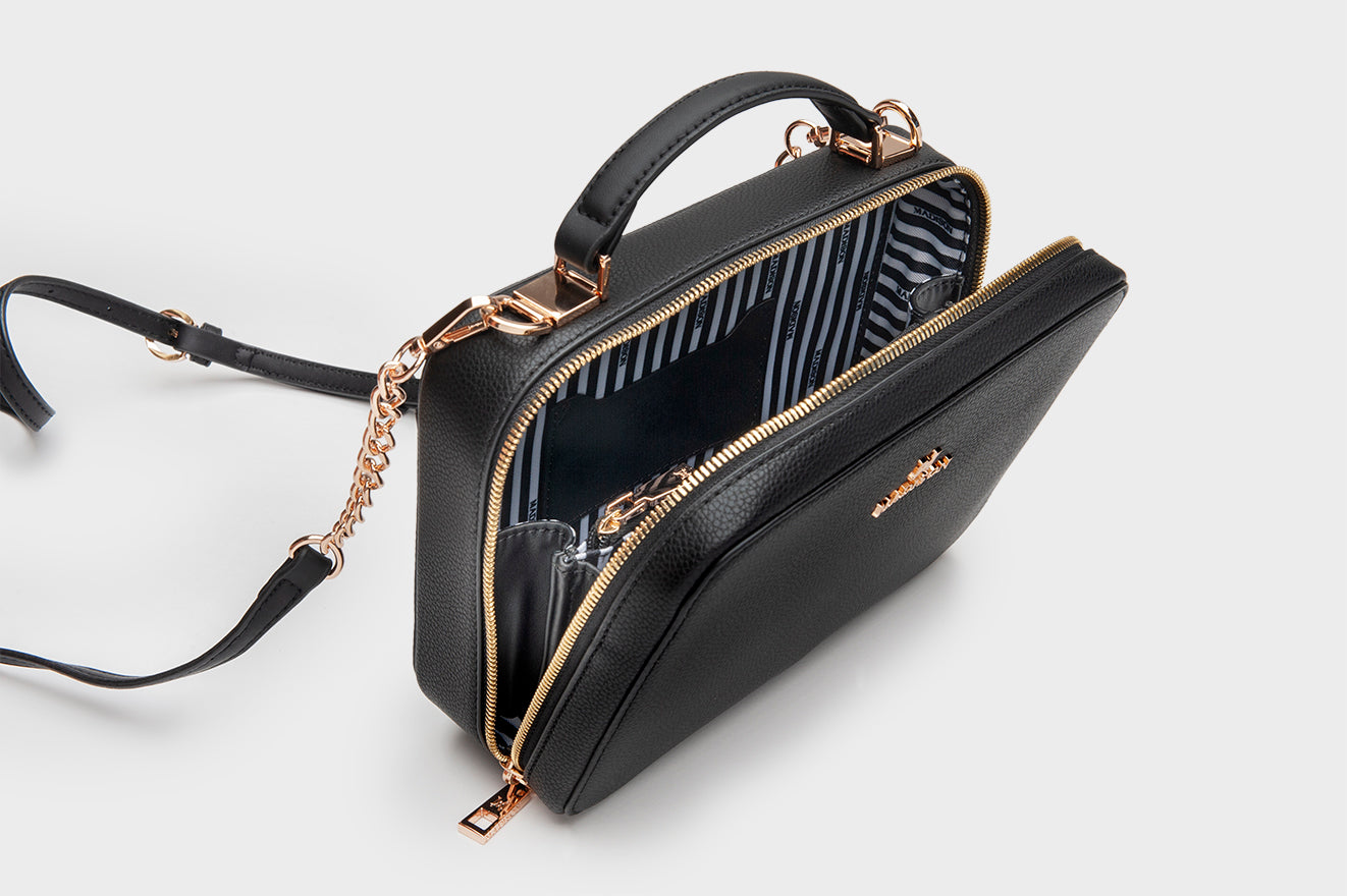 Isla Top Handle Crossbody Box Bag-PEROZ Accessories