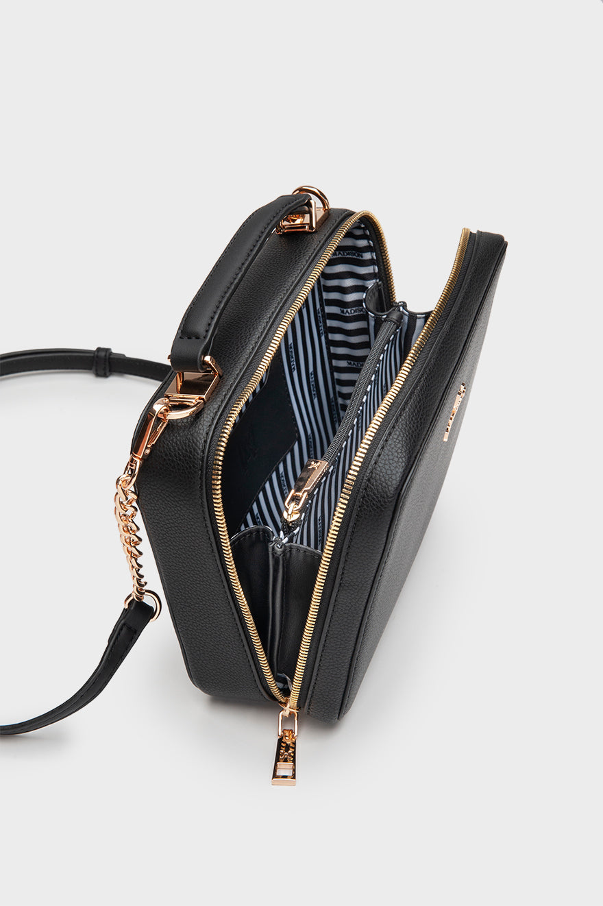 Isla Top Handle Crossbody Box Bag-PEROZ Accessories