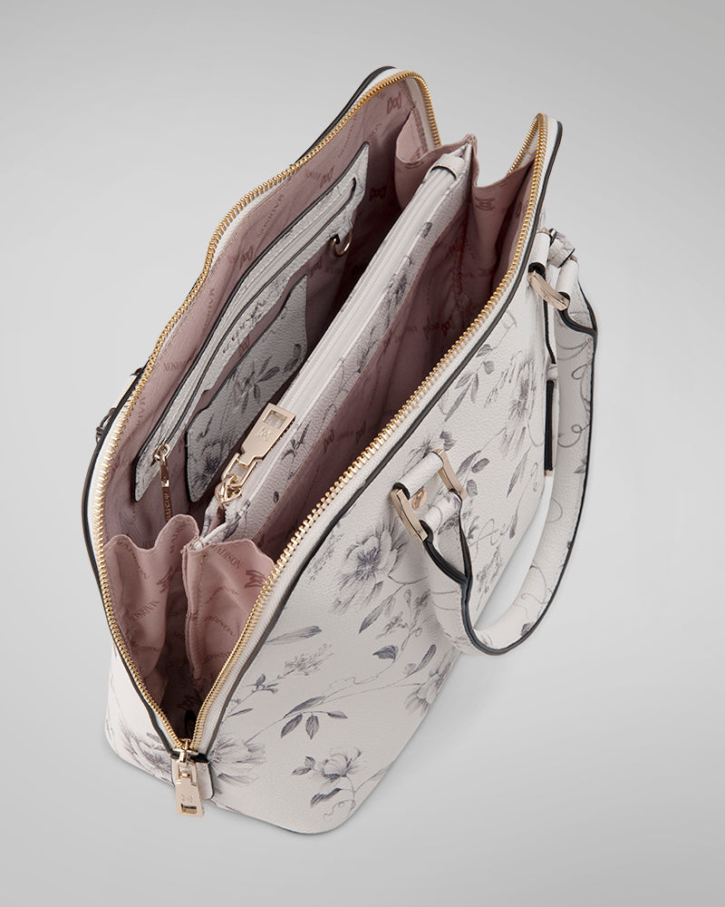 Grace Medium Dome Satchel Bag-PEROZ Accessories