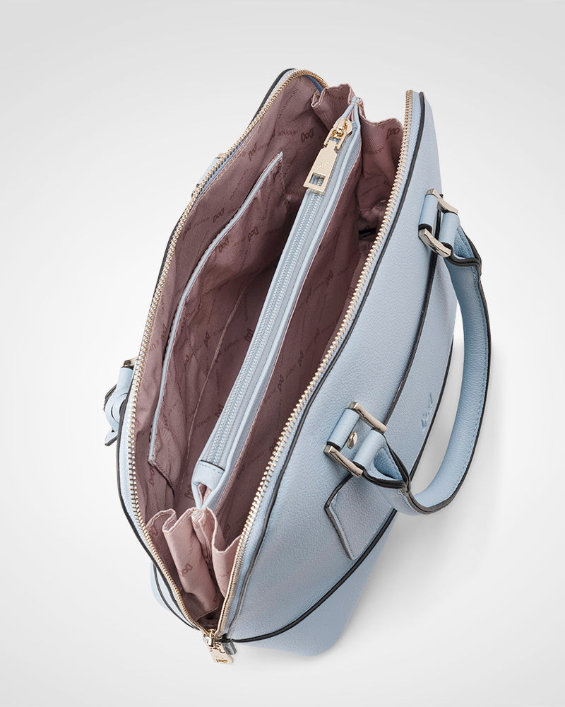 Handbag, Wallet, Coinpurse & Personalisation Charm Giftbox - Grace Dome Satchel & Mini Coinpurse-Handbags-PEROZ Accessories