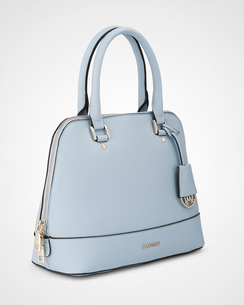 Handbag, Wallet, Coinpurse & Personalisation Charm Giftbox - Grace Dome Satchel & Mini Coinpurse-Handbags-PEROZ Accessories