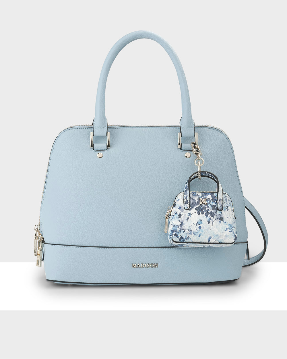 Handbag, Wallet, Coinpurse & Personalisation Charm Giftbox - Grace Dome Satchel & Mini Coinpurse-Handbags-PEROZ Accessories