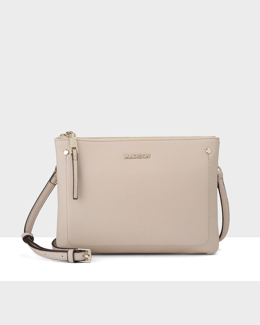 Charlotte Double Zip Crossbody Bag + Graphic Bag Strap-PEROZ Accessories