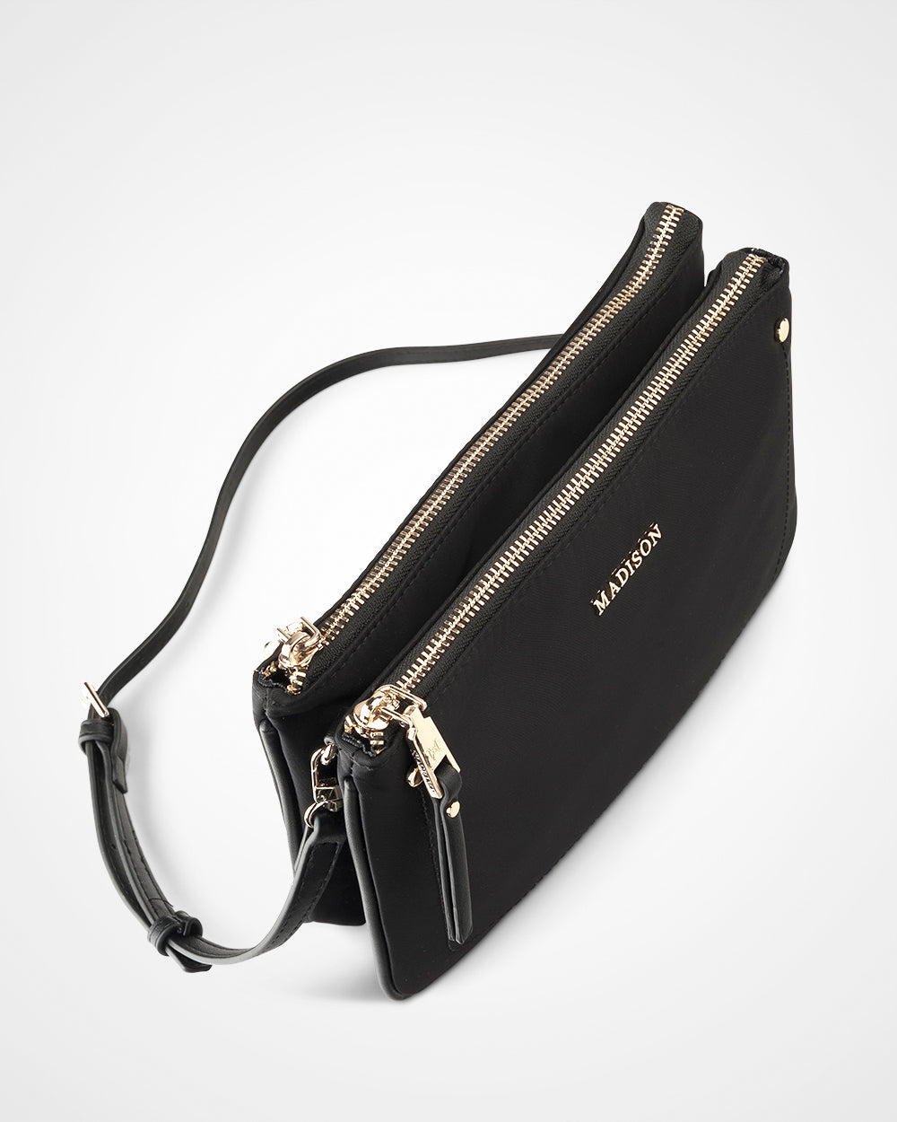 Charlotte Double Zip Crossbody Bag + Aztec Bag Strap-Handbags-PEROZ Accessories