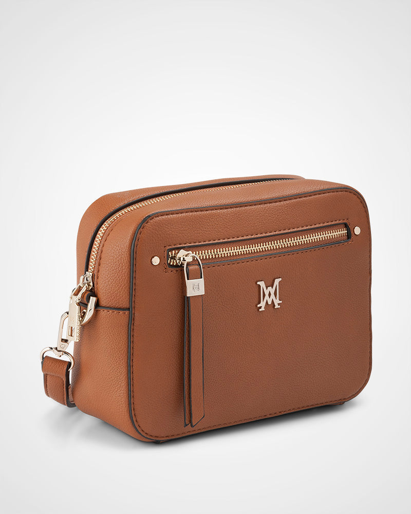 Molly Camera Crossbody Bag + Stripe Bag Strap-Handbags-PEROZ Accessories