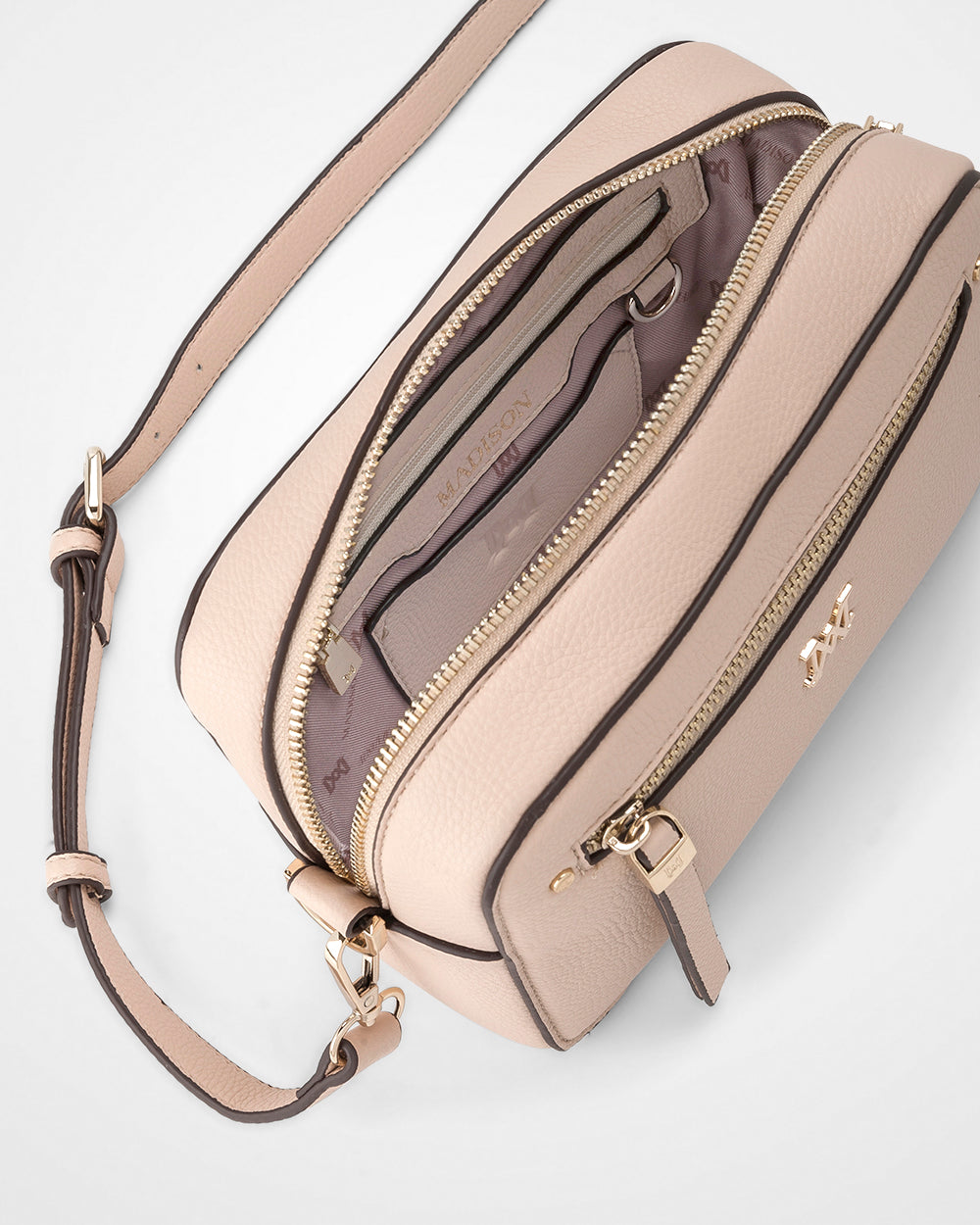 Molly Camera Crossbody Bag + Monogram Bag Strap-Handbags-PEROZ Accessories