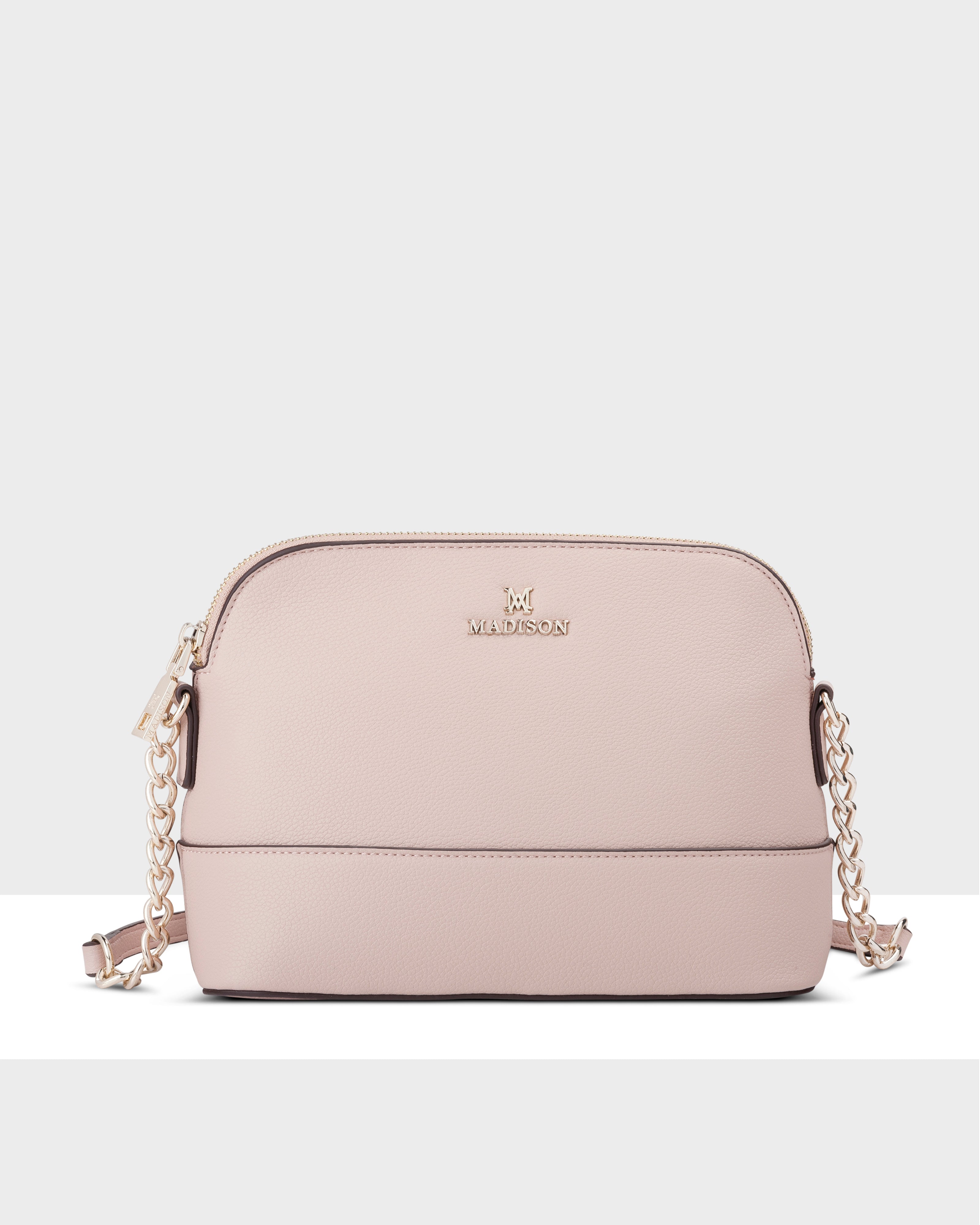 Salli Curve Zip Top Crossbody Bag-PEROZ Accessories