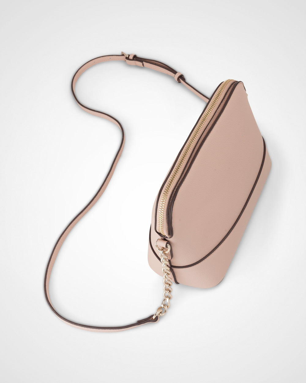 Salli Curve Zip Top Crossbody Bag-PEROZ Accessories