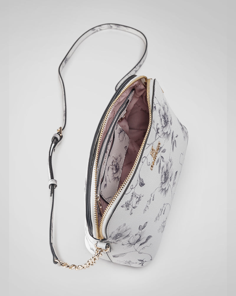 Salli Curve Zip Top Crossbody Bag-PEROZ Accessories