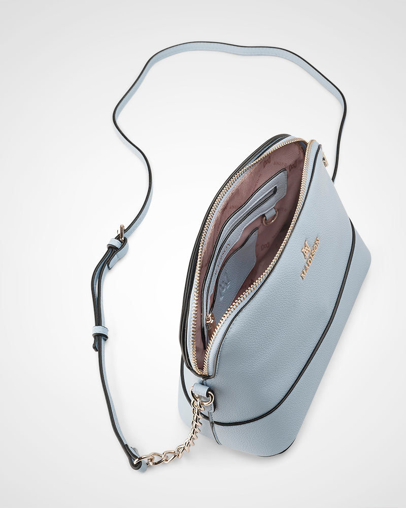 Salli Curve Zip Top Crossbody Bag-PEROZ Accessories