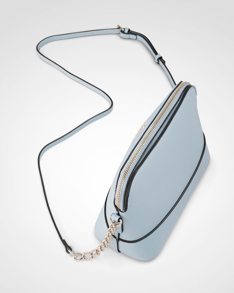Salli Curve Zip Top Crossbody Bag-PEROZ Accessories
