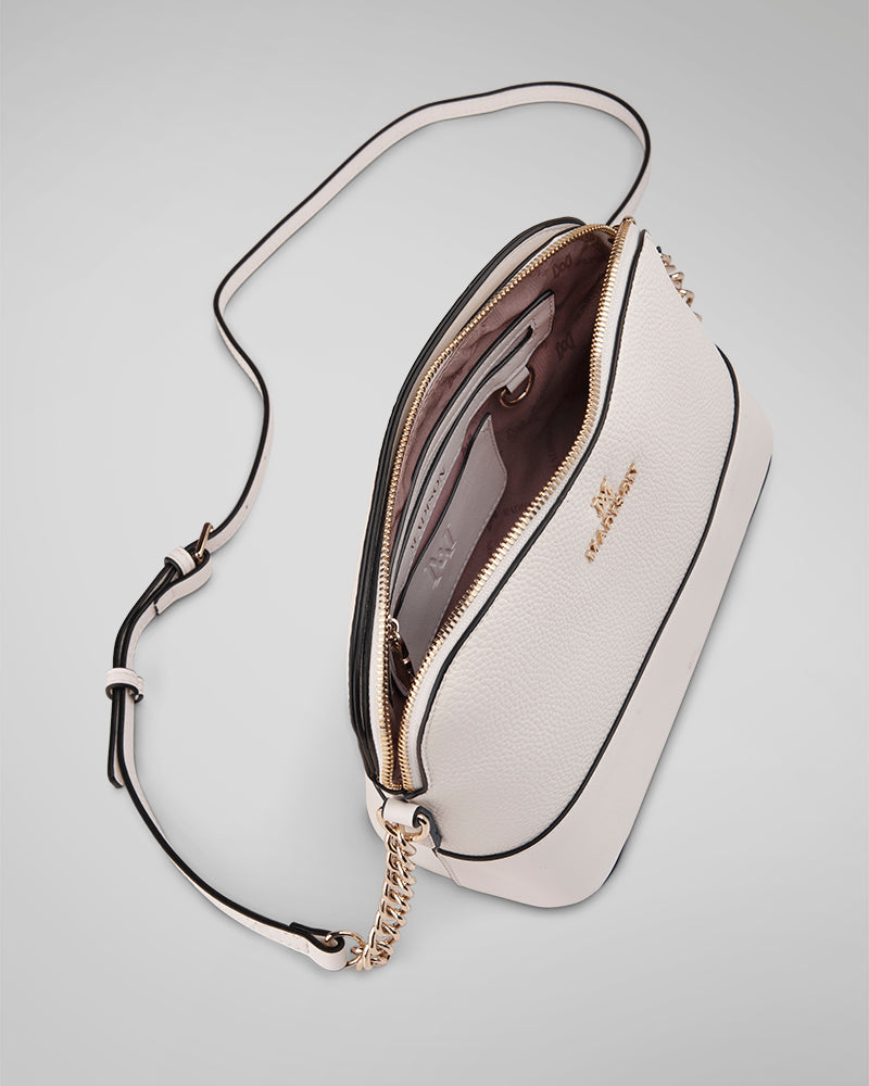 Salli Curve Zip Top Crossbody Bag-PEROZ Accessories
