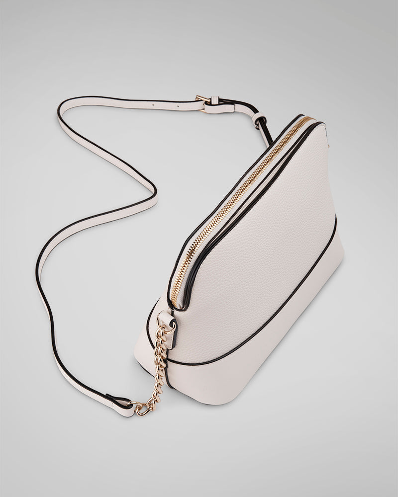 Salli Curve Zip Top Crossbody Bag-PEROZ Accessories