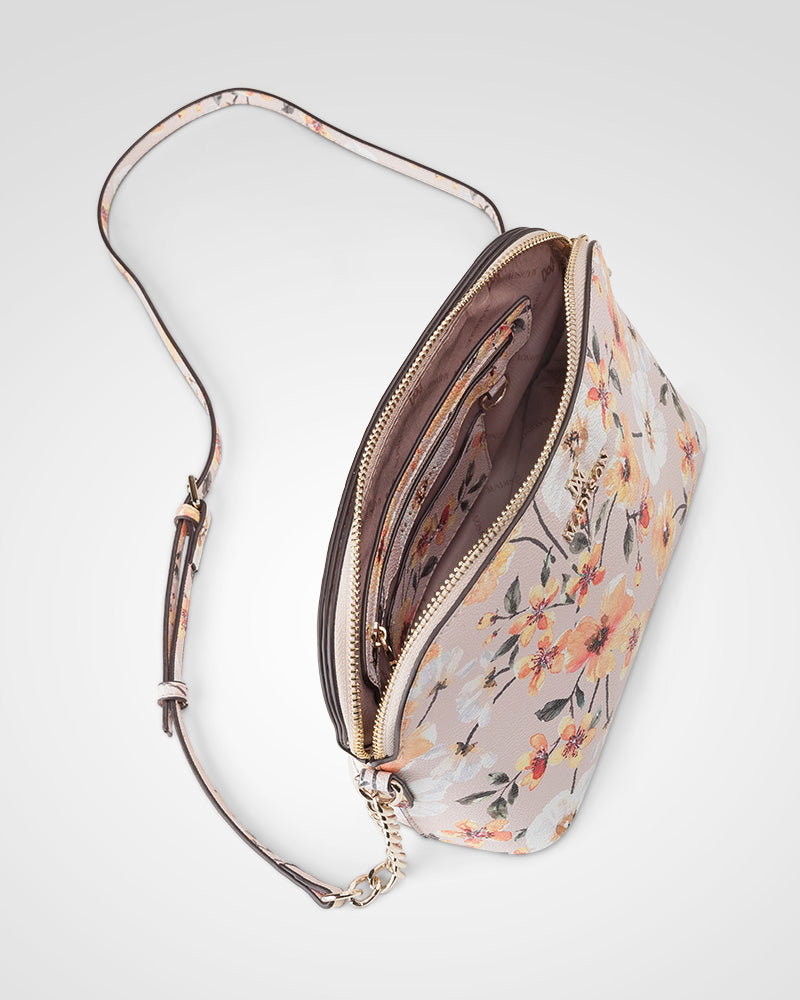 Salli Curve Zip Top Crossbody Bag-PEROZ Accessories
