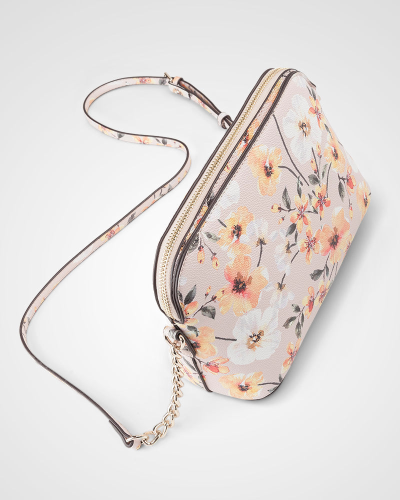 Salli Curve Zip Top Crossbody Bag-PEROZ Accessories
