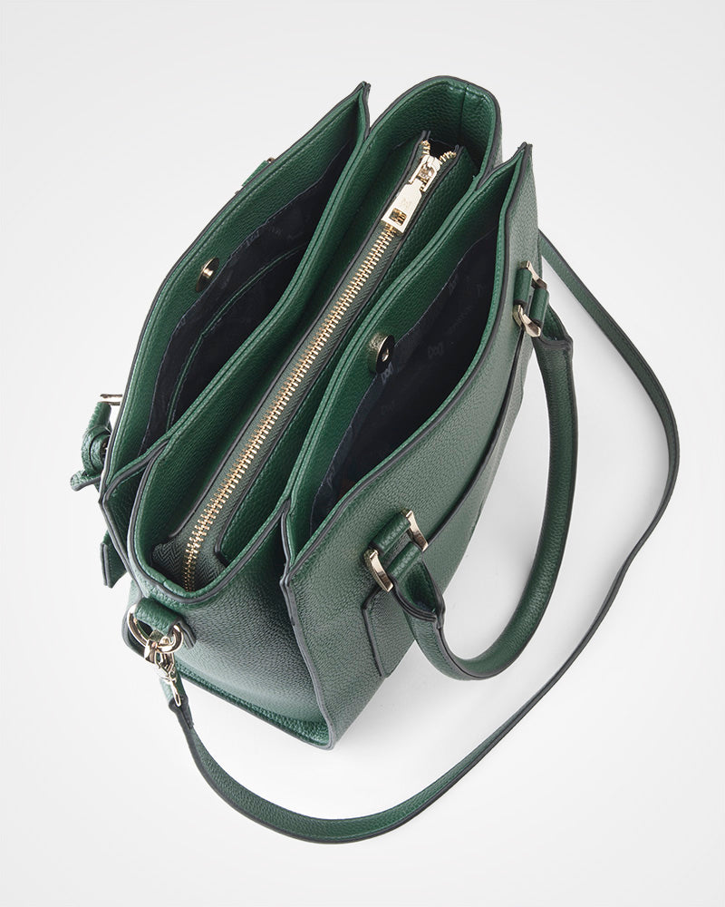 Angie Medium 3 Compartment Satchel Bag-PEROZ Accessories