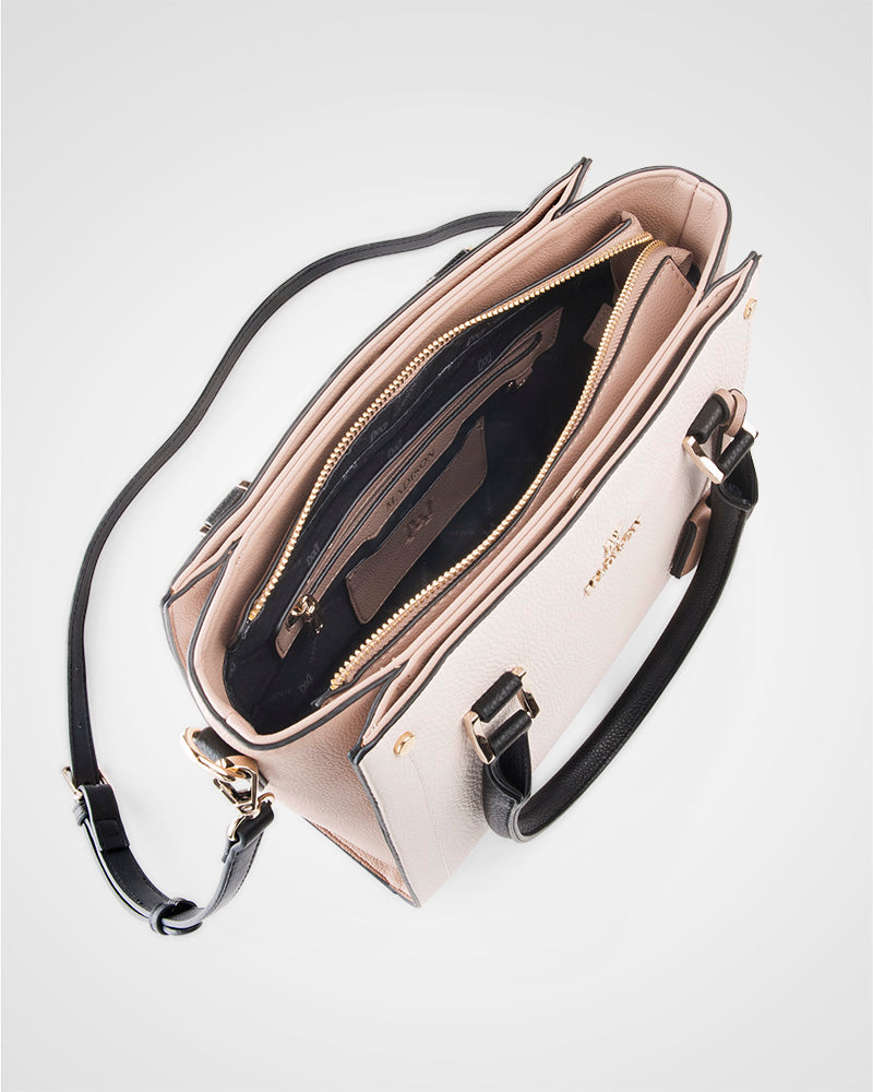 Angie Medium 3 Compartment Satchel Bag-PEROZ Accessories