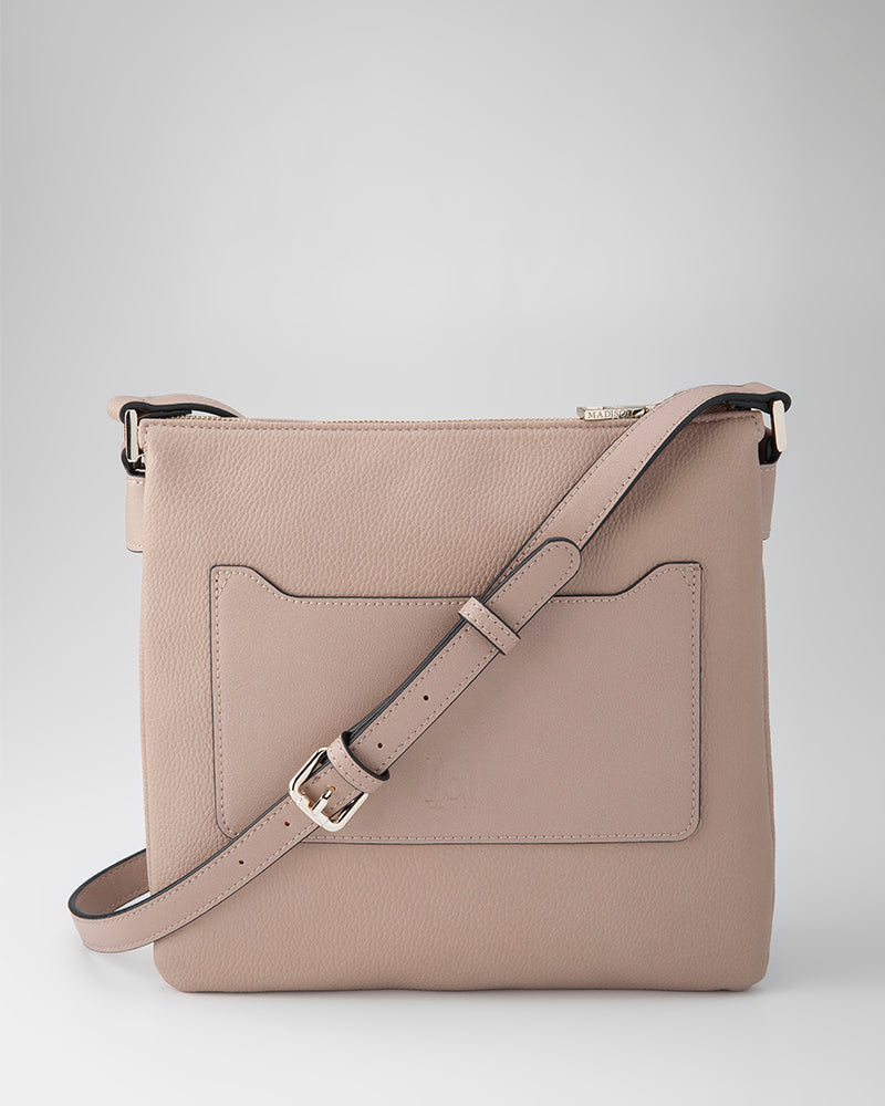 Renee Zip Top 2 Compartment Crossbody Bag-PEROZ Accessories