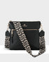 Renee Zip Top 2 Compartment Crossbody Bag + Graphic Bag Strap-Handbags-PEROZ Accessories