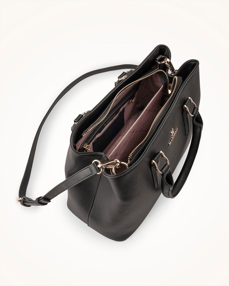Eve Zip Top Satchel Bag-PEROZ Accessories