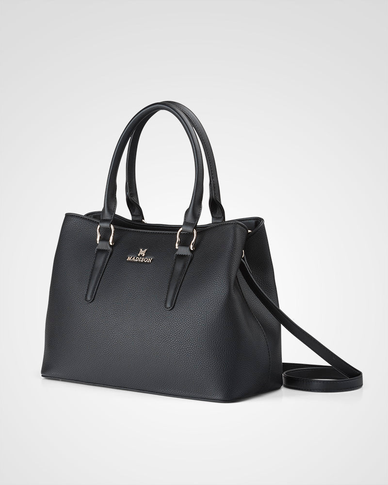 Eve Zip Top Satchel Bag-PEROZ Accessories