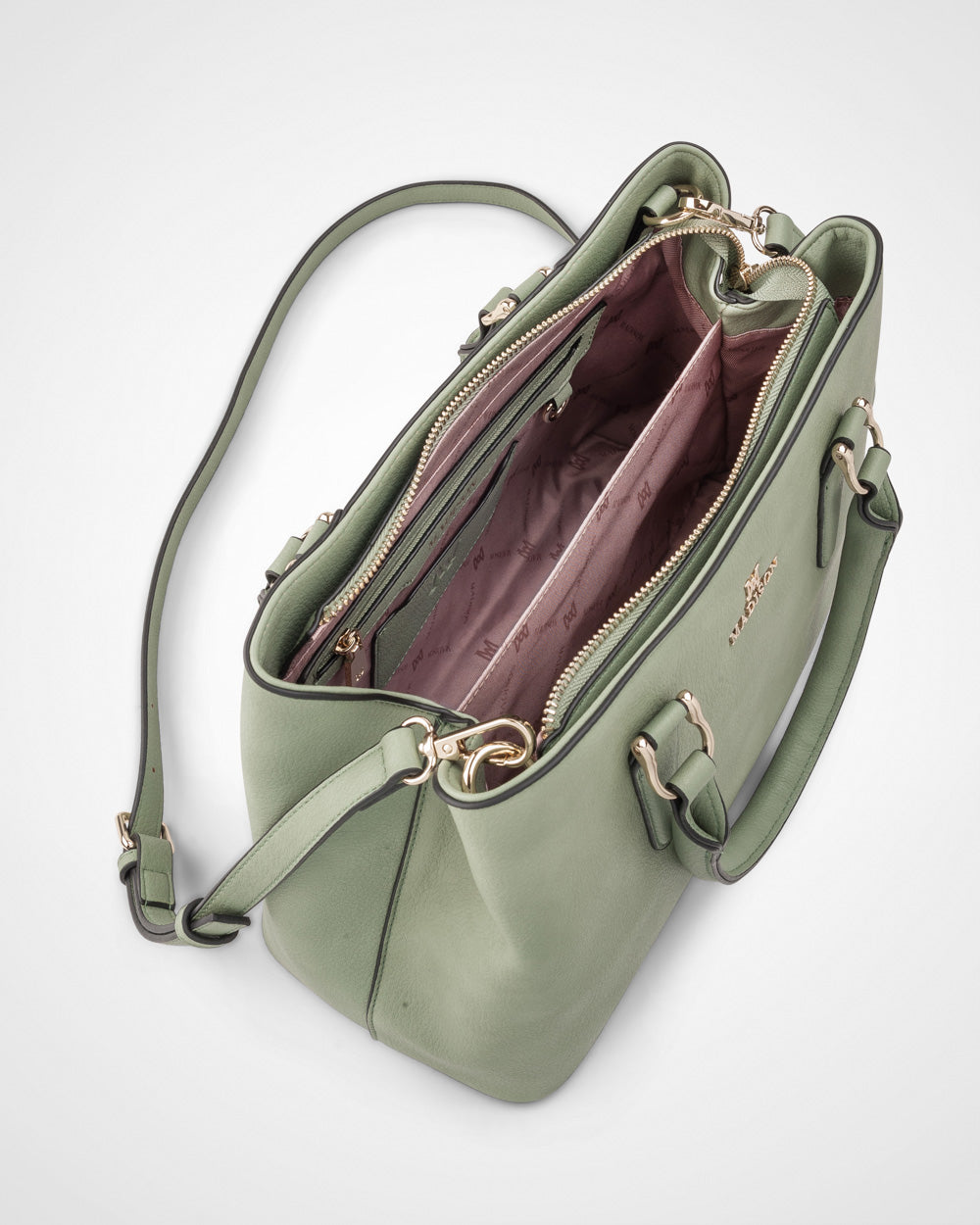 Eve Zip Top Satchel Bag + Aztec Bag Strap-Handbags-PEROZ Accessories