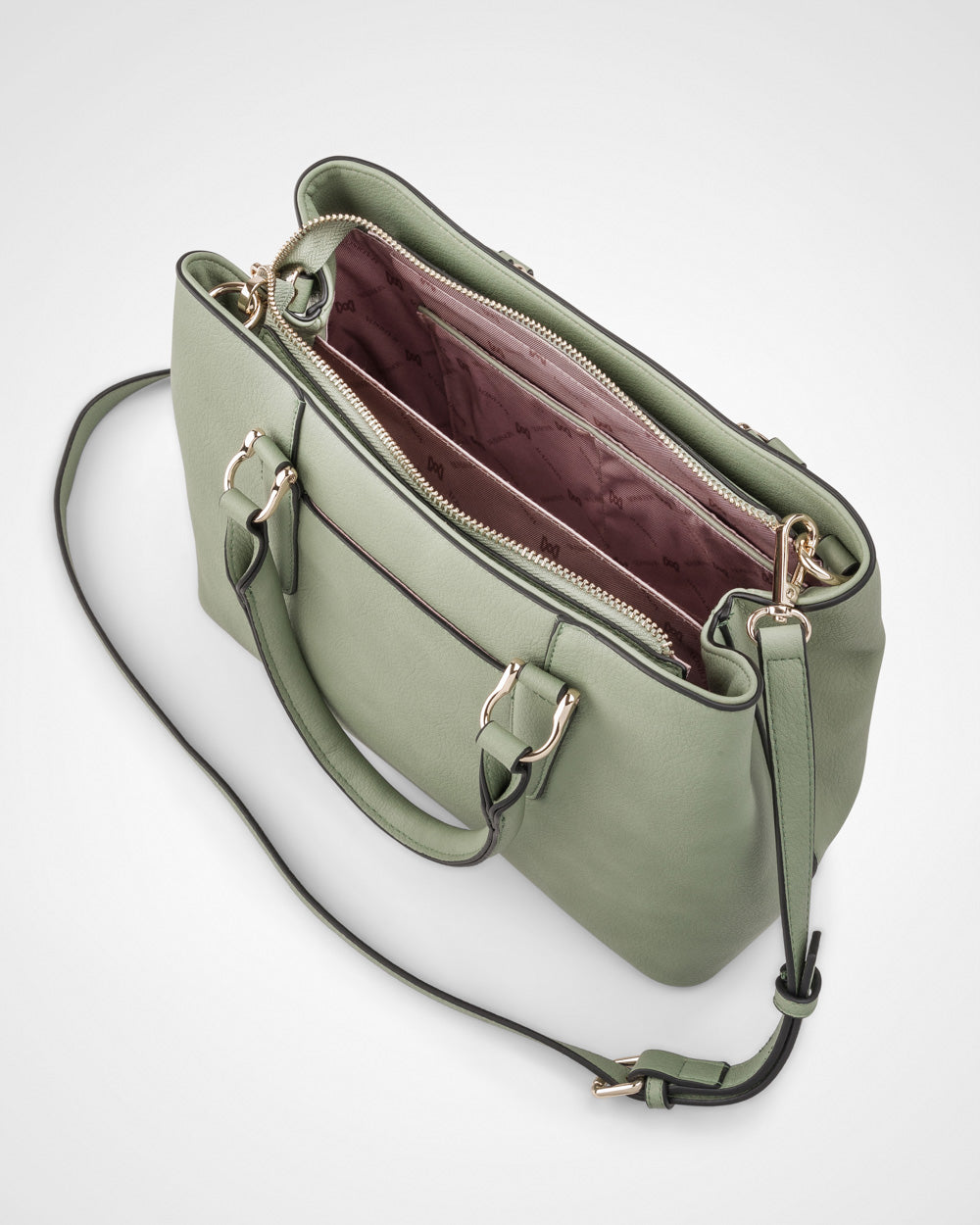 Eve Zip Top Satchel Bag-Satchel Bags-PEROZ Accessories