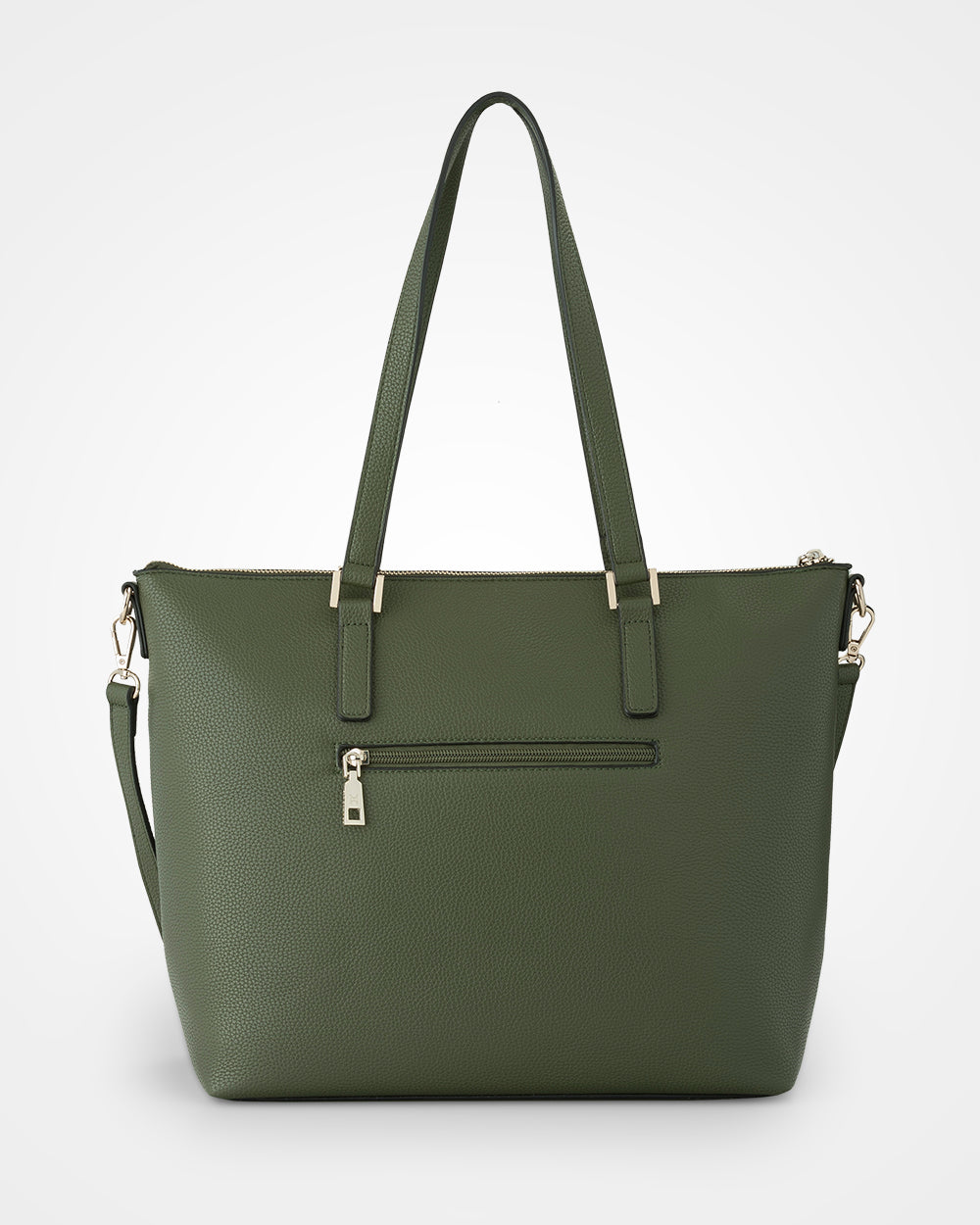 Inga Large Zip Top Tote Bag With Laptop Pocket-Handbags-PEROZ Accessories