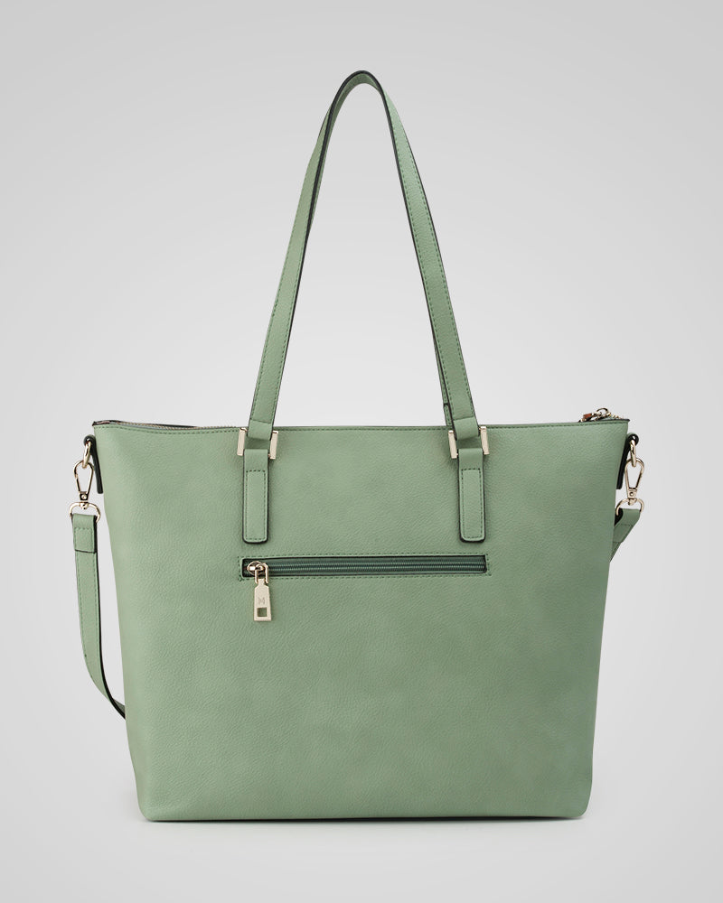 Inga Large Zip Top Tote Bag + Aztec Bag Strap-PEROZ Accessories