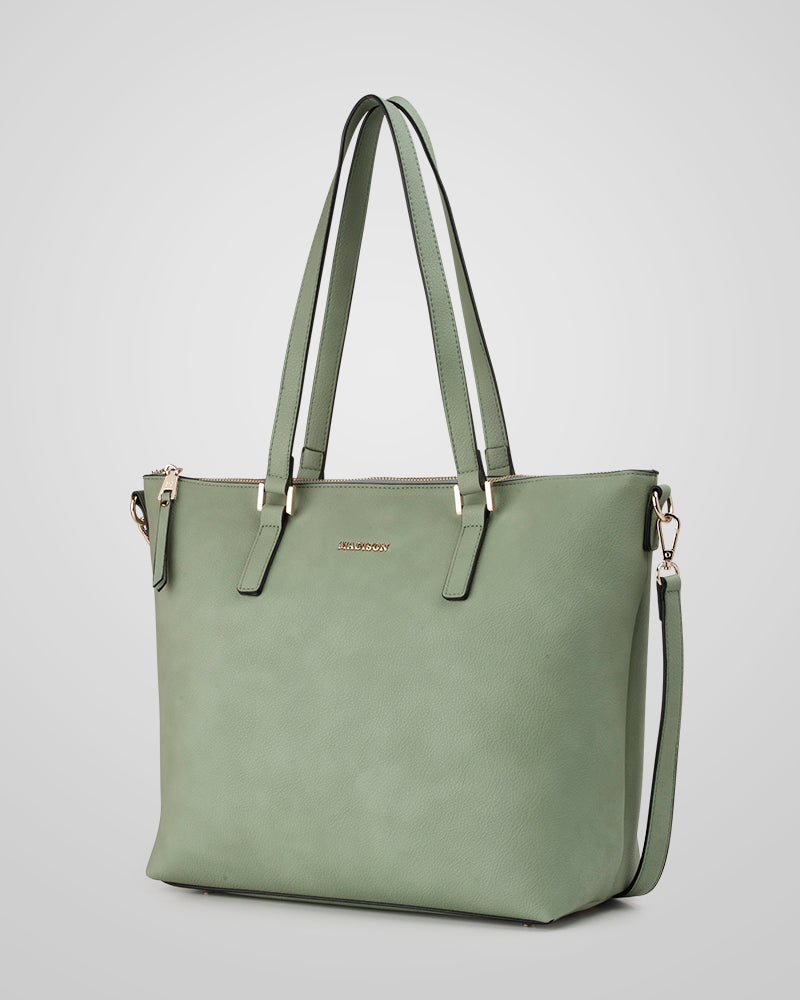 Inga Large Zip Top Tote Bag + Aztec Bag Strap-PEROZ Accessories
