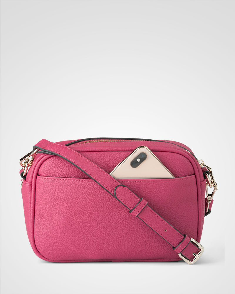 Monica Monogram 5 Piece Giftbox - Handbag, Bag Strap, Cardholder, Keychain & Personalisation Charm-PEROZ Accessories