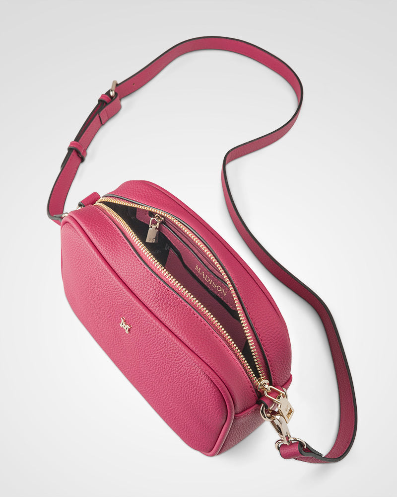 Monica Camera Crossbody Bag + Stripe Bag Strap-PEROZ Accessories