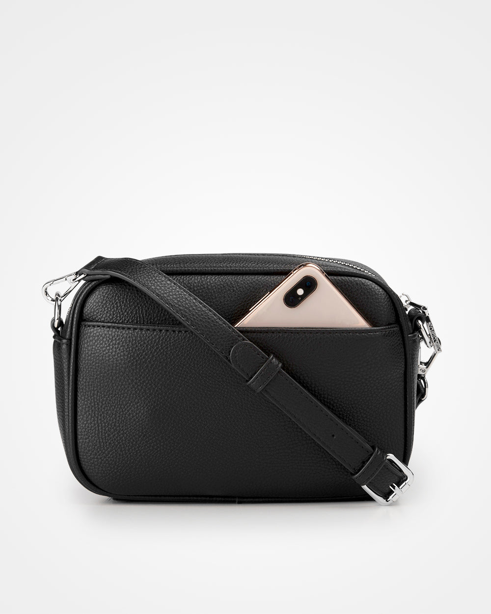 Monica Camera Crossbody Bag + Monogram Bag Strap-Handbags-PEROZ Accessories