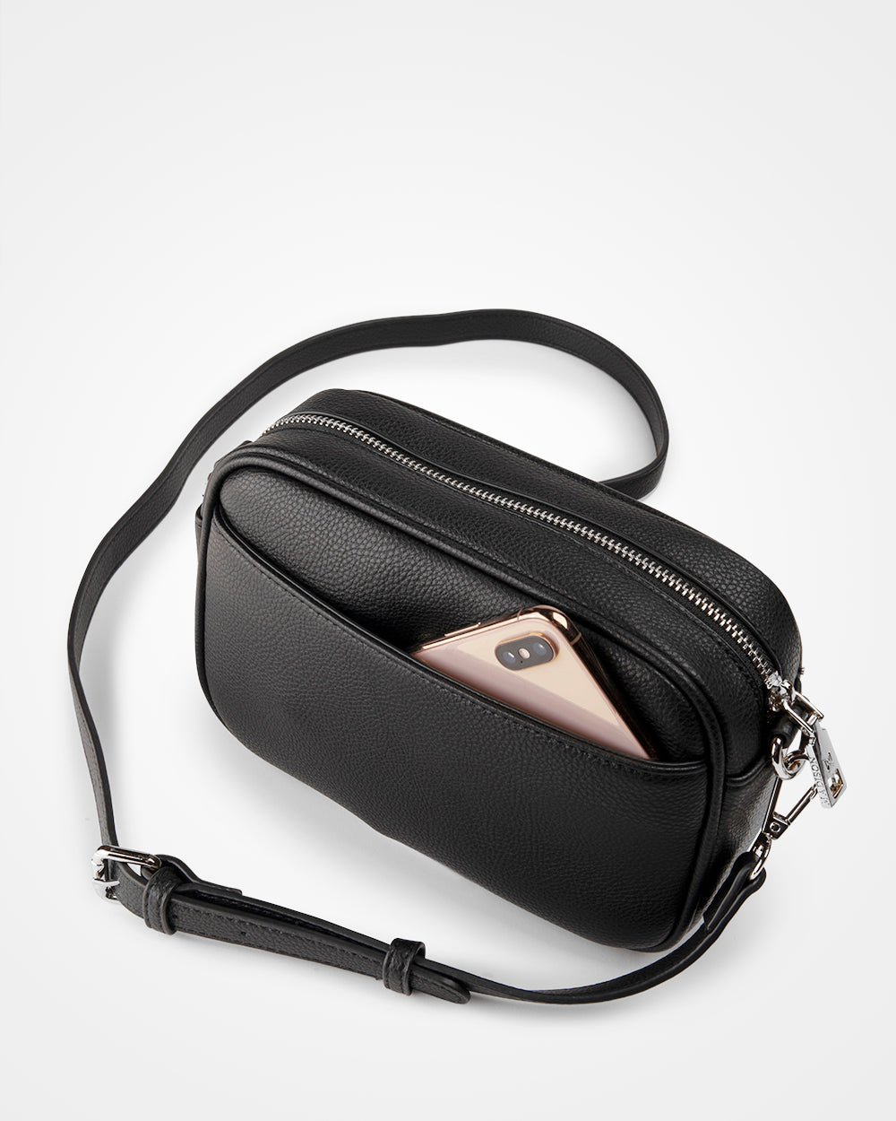 Monica Camera Crossbody Bag + Monogram Bag Strap-Handbags-PEROZ Accessories