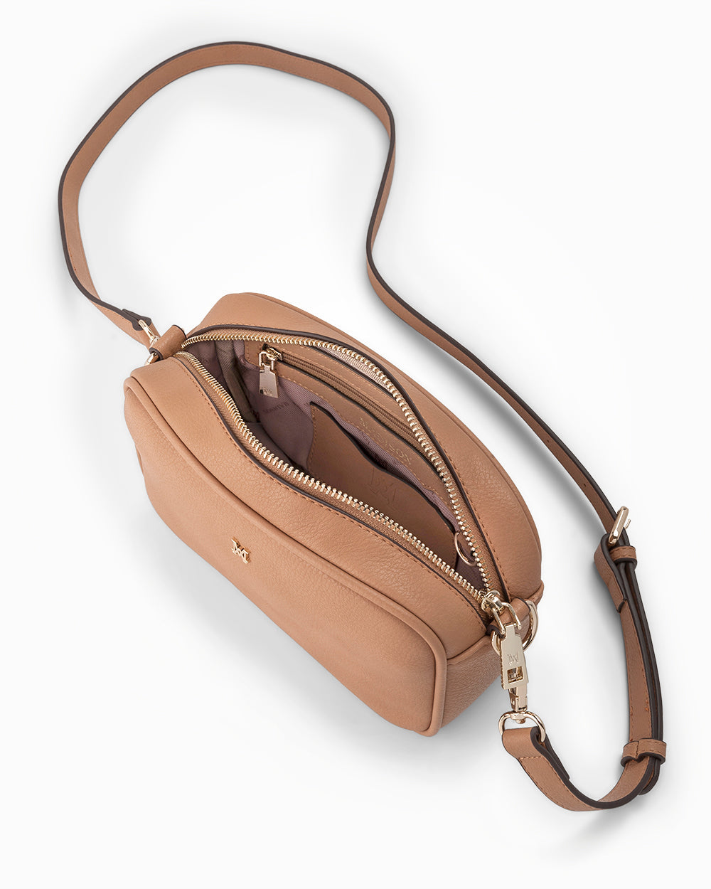 Monica Camera Crossbody Bag + Stripe Bag Strap-Handbags-PEROZ Accessories