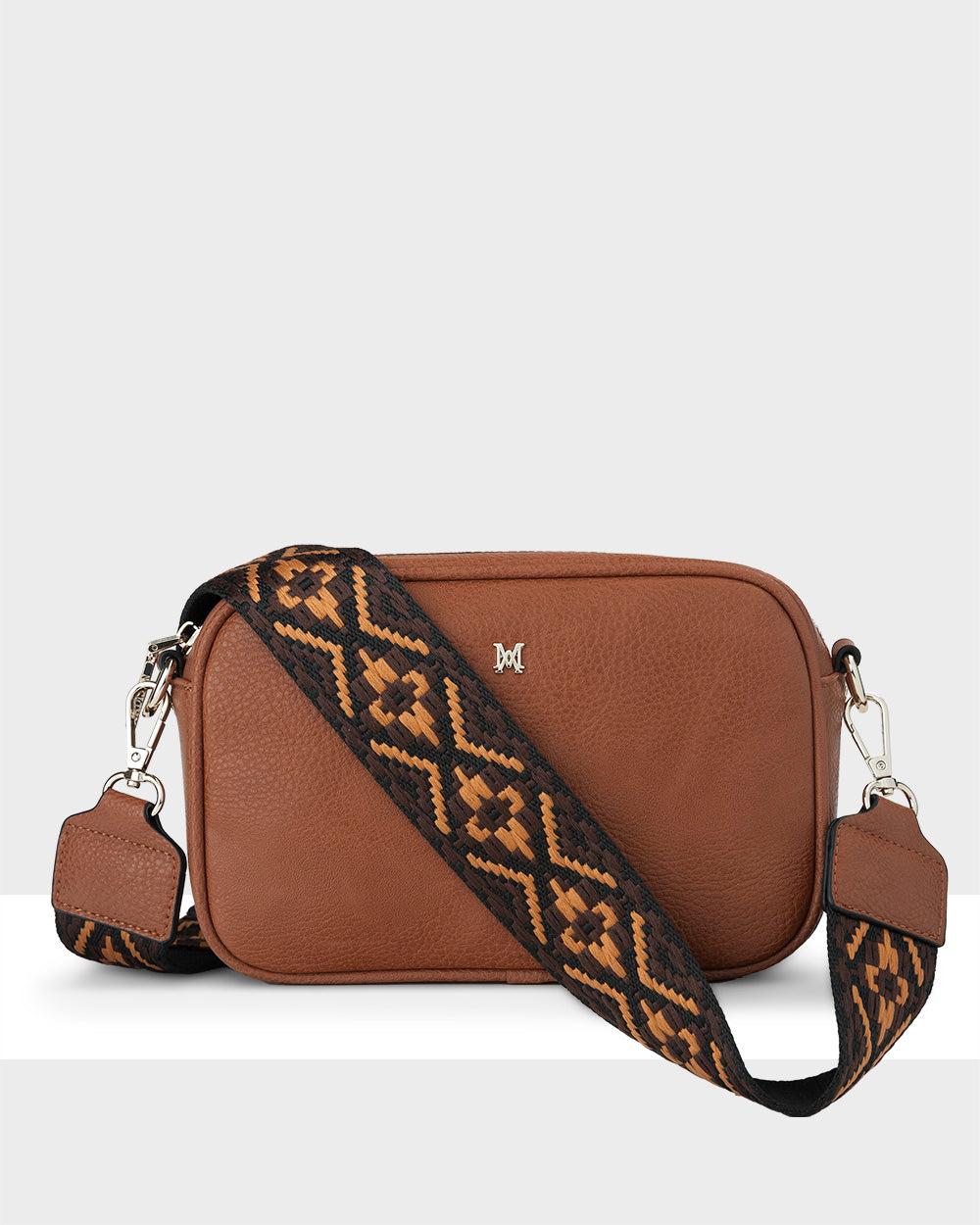 Monica Camera Crossbody Bag + Aztec Bag Strap-Camera Crossbody Bags-PEROZ Accessories
