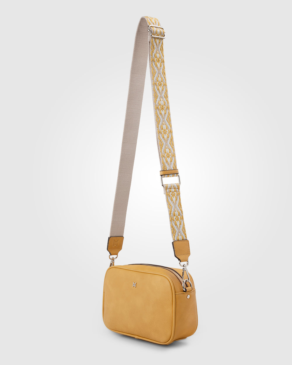 Monica Camera Crossbody Bag + Aztec Bag Strap-Handbags-PEROZ Accessories