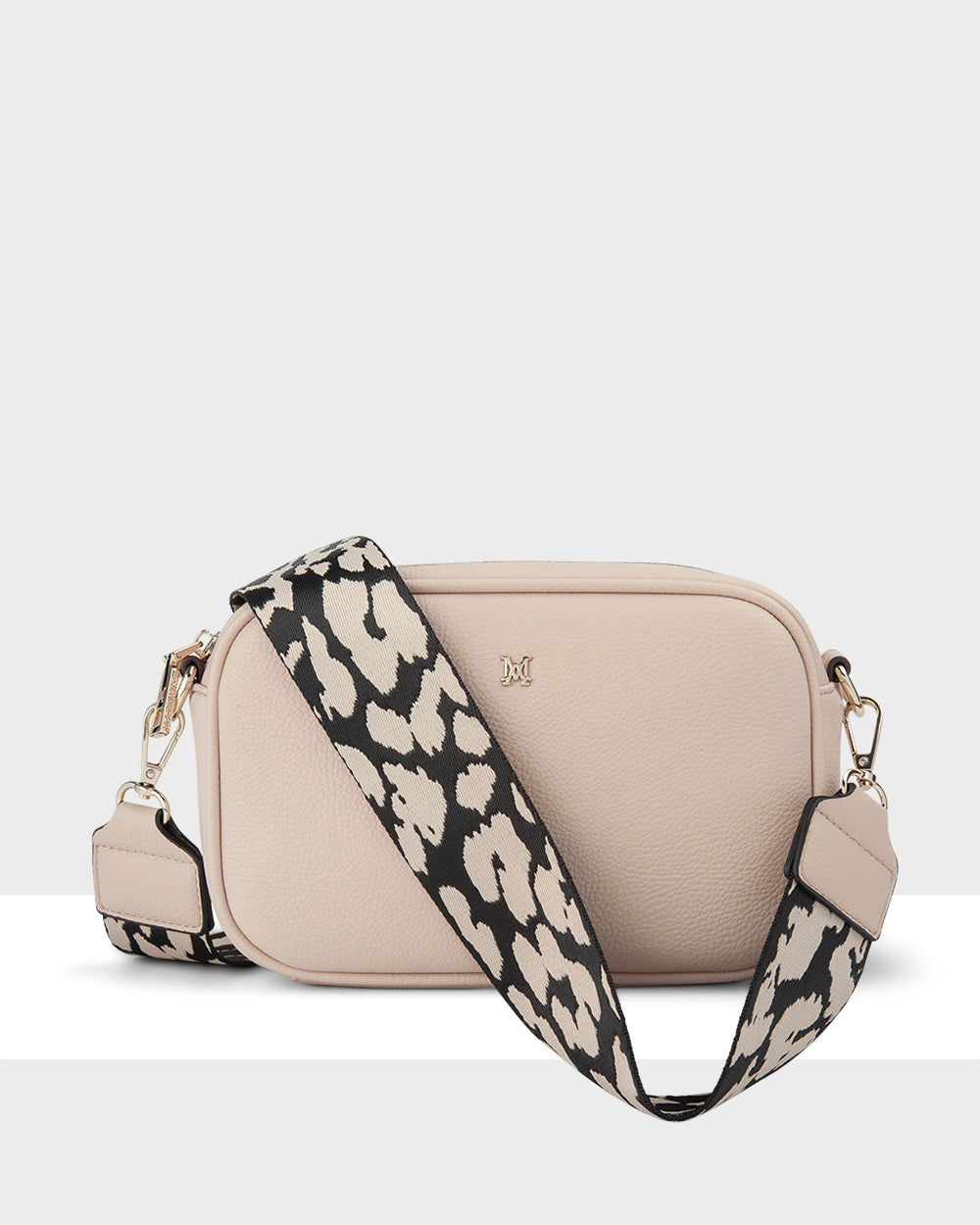 Monica Camera Crossbody Bag + Leopard Bag Strap-Camera Bags-PEROZ Accessories