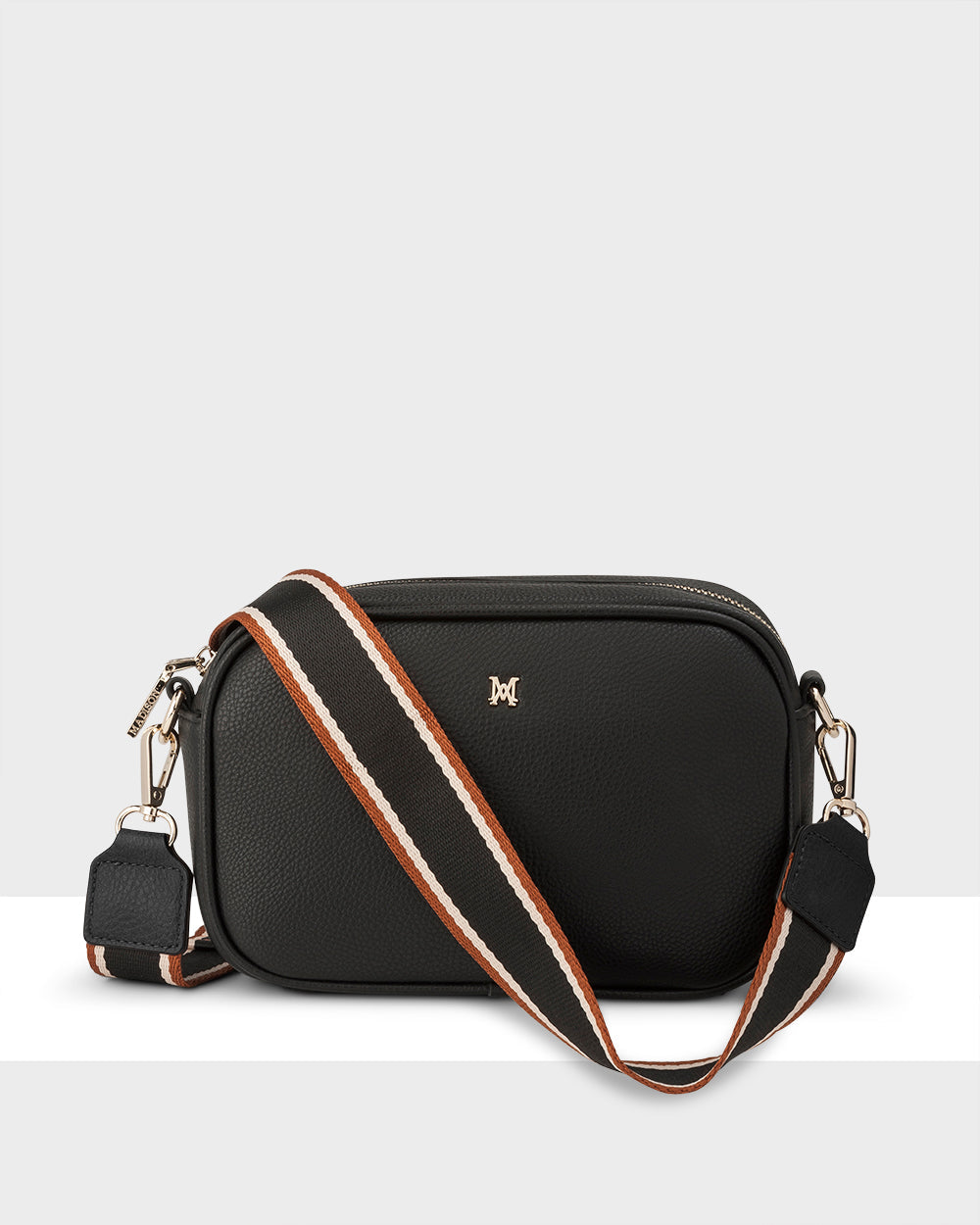 Monica Camera Crossbody Bag + Stripe Bag Strap-PEROZ Accessories
