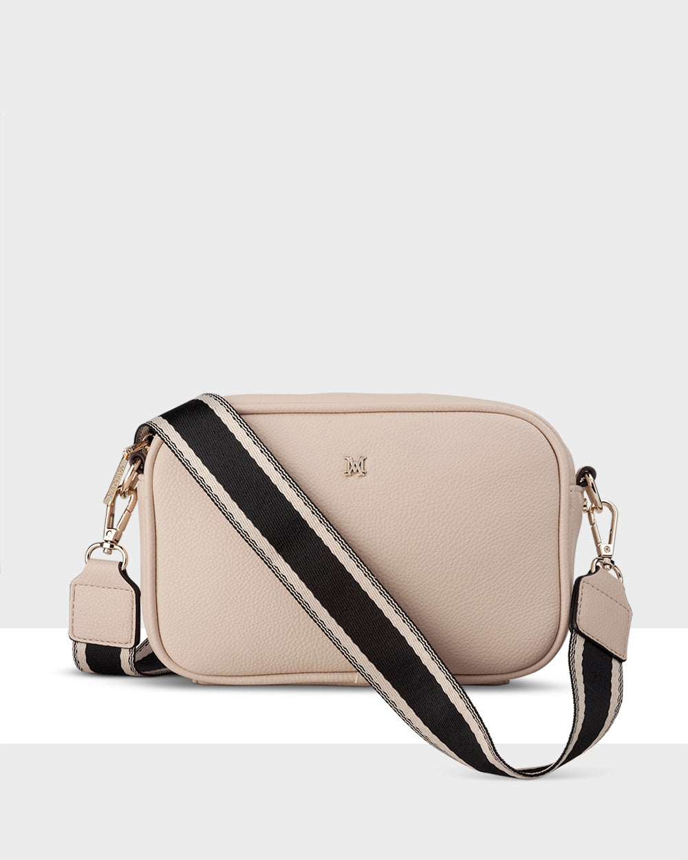Monica Camera Crossbody Bag + Stripe Bag Strap-Camera Bags-PEROZ Accessories