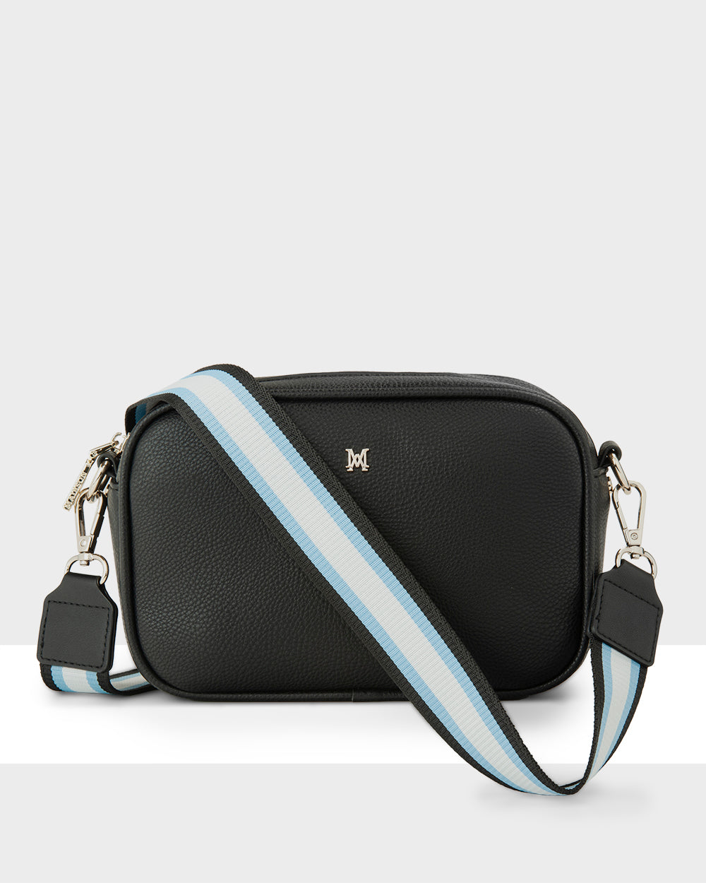 Monica Camera Crossbody Bag + Stripe Bag Strap-Handbags-PEROZ Accessories
